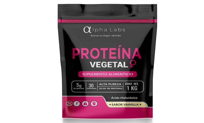 Proteína Mujer Alpha Labs Vainilla | 24 g Proteína | Creatina + Inositol | 1 kg