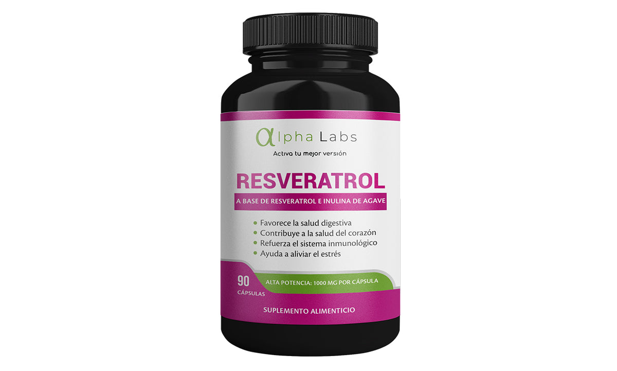 Resveratrol Alpha Labs 1000 mg por Cápsula | 90 Cápsulas