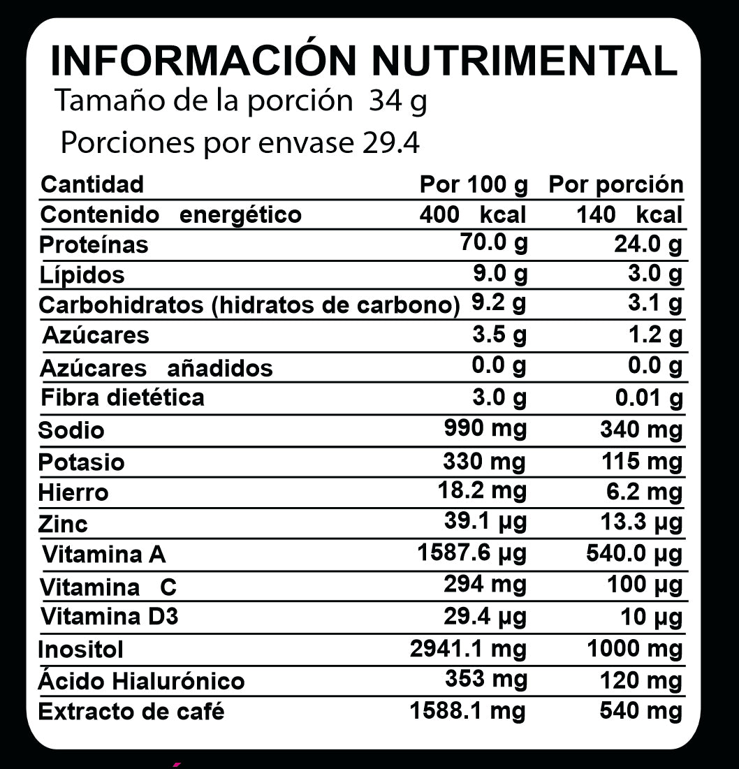 Proteína Mujer Alpha Labs Vainilla | 24 g Proteína | Creatina + Inositol | 1 kg